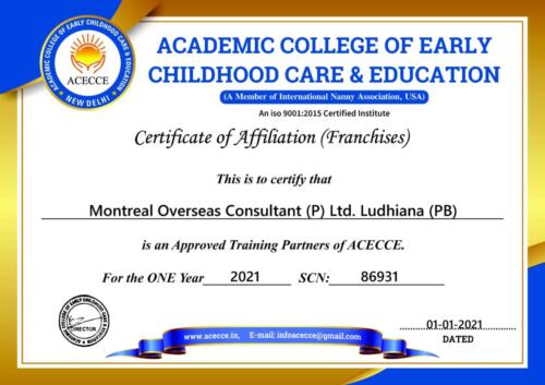 ACECCE CERTIFICATION